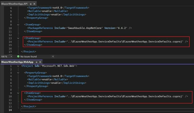 API and Blazor Server